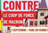 Appel à mobilisation contre le coup de force de Macron